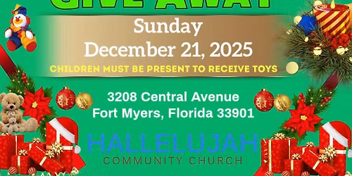 Christmas Program & Toy Giveaway!