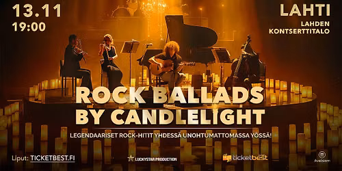 ROCK BALLADS BY CANDLELIGHT. LAHTI