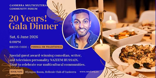 CMCF 20th Anniversary Gala Dinner — 1 Matilda St, Phillip ACT 2606, Australia