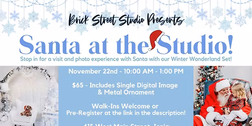 Santa at the Studio!