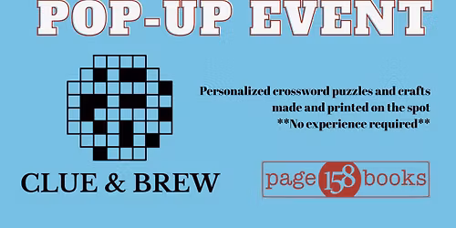 Special Event: Personalized Crossword Pop-up