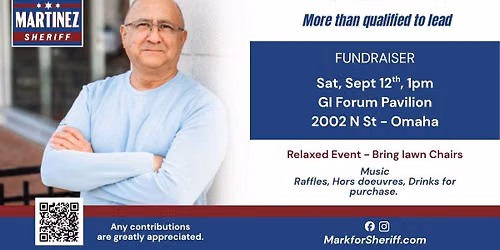Mark Martinez for Sheriff - Fundraiser Event