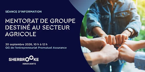 Mentorat de groupe destin\u00e9 au secteur agricole \u2013 Sherbrooke