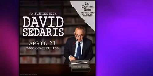 David Sedaris at BJCC Concert Hall