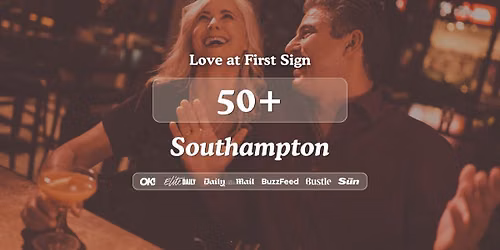50+ Singles Night at Funky Flamingo Southampton| Love at First Sign