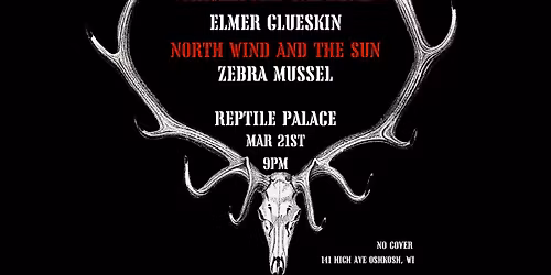 Whiskey and the Devil | Elmer Glueskin | North Wind and the Sun | Zebra Mussel | at Reptile Palace