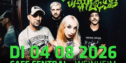 Agnostic Front \u2022 Jawless \u2022 Caf\u00e9 Central Weinheim