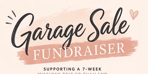 Multi-Family Garage Sale Fundraiser (with Lala&Co)