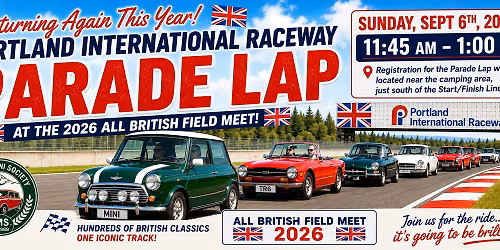 OMS's Sunday All British Field Meet Parade Lap