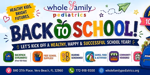 Whole Family Pediatrics Back to School Fair