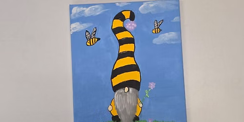 Buzzle Gnome Canvas painting