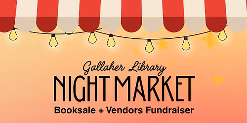 Night Market Book Sale + Vendors