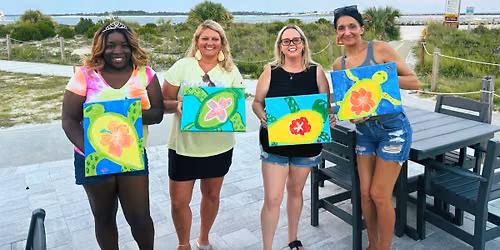 Paint & Sip by the Jetties at St. Andrews State Park\ud83c\udfa8 