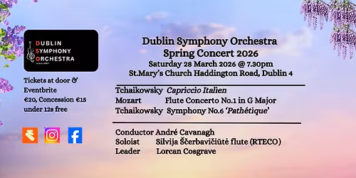 Dublin Symphony Orchestra Spring Concert 2026