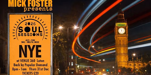 NYE26 Soul Session — Winter Soul Session Venue 360