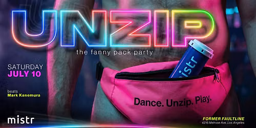 UNZIP The Fanny Pack Popup Party - Los Angeles