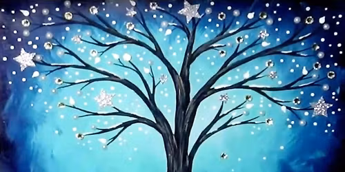 Mimosas and a Masterpiece "Magic Winter Tree" with Mickey & Laura