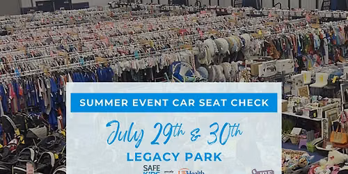 JBF Car Seat Check Up Event - July 30, 2026