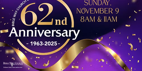 Bible Way Church of Atlas Road\u2019s 62nd Church Anniversary
