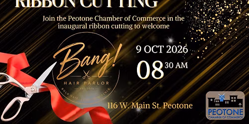 Ribbon Cutting - Bang! Hair Parlor
