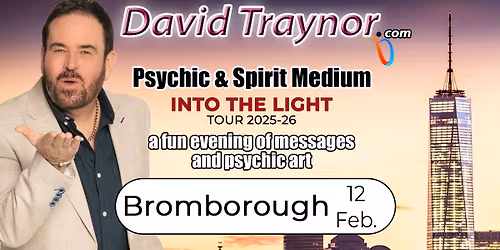 A fun evening of mediumship & psychic art in Bromborough, Wirral with David Traynor.