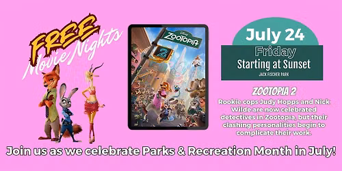 Free Movie Night - Zootopia 2