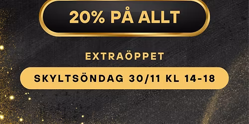 BLACK WEEK & Skylts\u00f6ndag hos Hus41