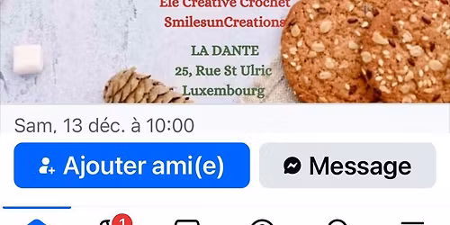 Christmas craft market