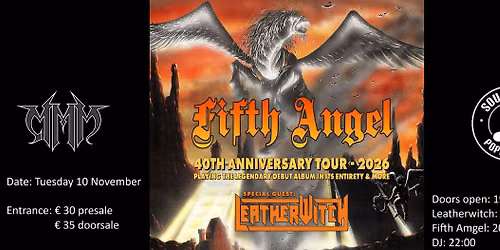 MMM: FIFTH ANGEL (USA) + LEATHERWITCH (PL)