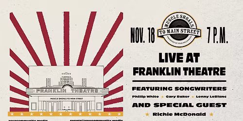 Muscle Shoals to Main Street 2025