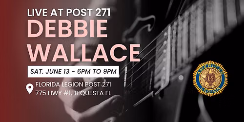 Debbie Wallace live at The Florida Legion Post 271