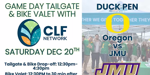 College Football Playoff Duck Pen Bike Valet & Tailgate!