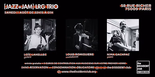 [JAZZ+JAM] LRG trio