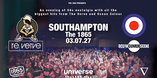 Re Verve & Ocean Cover Scene \u2022 The 1865 \u2022 Southampton \u2022 03.07.27