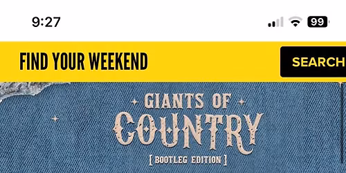 Butlins Giants of Country weekend