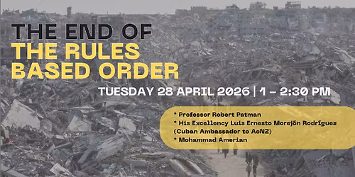 The End of the Rules Based Order?