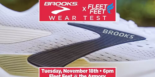 Brooks Wear Test Night - All Welcome!