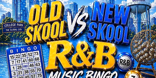 Old Skool vs New Skool R&B Music Bingo