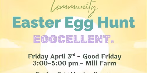 Eggcellent 'community Easter Egg Hunt'