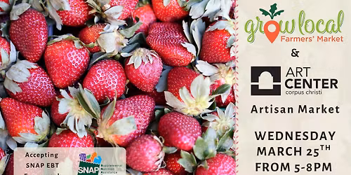 Grow Local Farmer's Market | Wednesday, March 25th, 2026