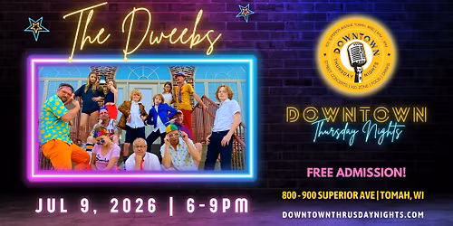 Downtown Thursday Nights 2026 with The Dweebs