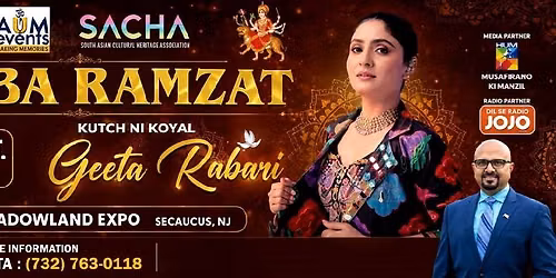 Navratri Mahotsav With Geeta Rabari in New Jersey