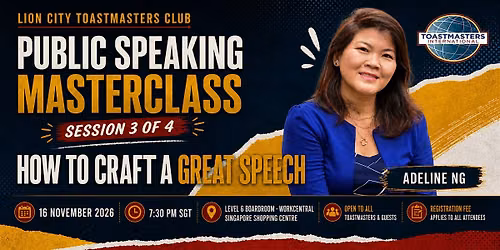 Public Speaking Masterclass: How to Craft a Great Speech