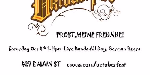 Oktoberfest Fest w\/ Riffium @ Clayton Rocks