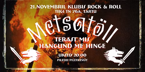 Metsat\u00f6ll - Terast mis hangund me hinge 10218