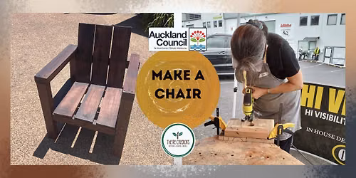 Make an Outdoor Chair: Power Tools 101, The ReCreators Green Space, Saturday 26th September, 10am-4pm