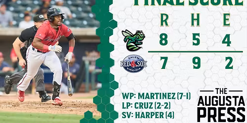 Augusta GreenJackets at Salem Red Sox at Salem Memorial Ballpark - Carilion Clinic Field