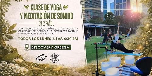 Clase de Yoga y Meditaci\u00f3n de Sonido en Espa\u00f1ol