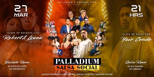 PALLADIUM SALSA SOCIAL- MARZO \u2b50