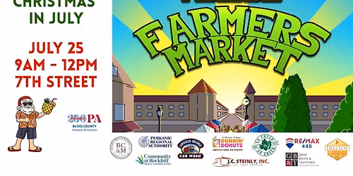 Perkasie Farmers Market: Christmas in July